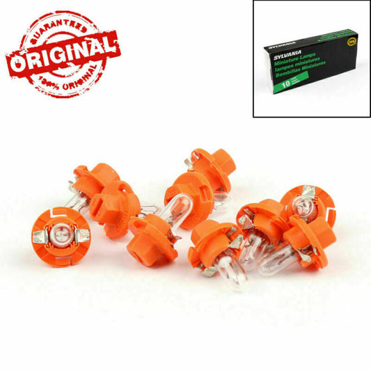 Lot de 10 ampoules miniatures Sylvania pour lampes OSRAM 2473MFX6 12 V 1,2 W BX8.4d