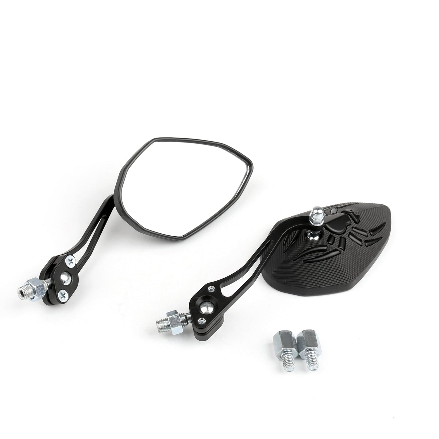 Rétroviseurs latéraux réglables universels pour moto Spider, 8 mm et 10 mm