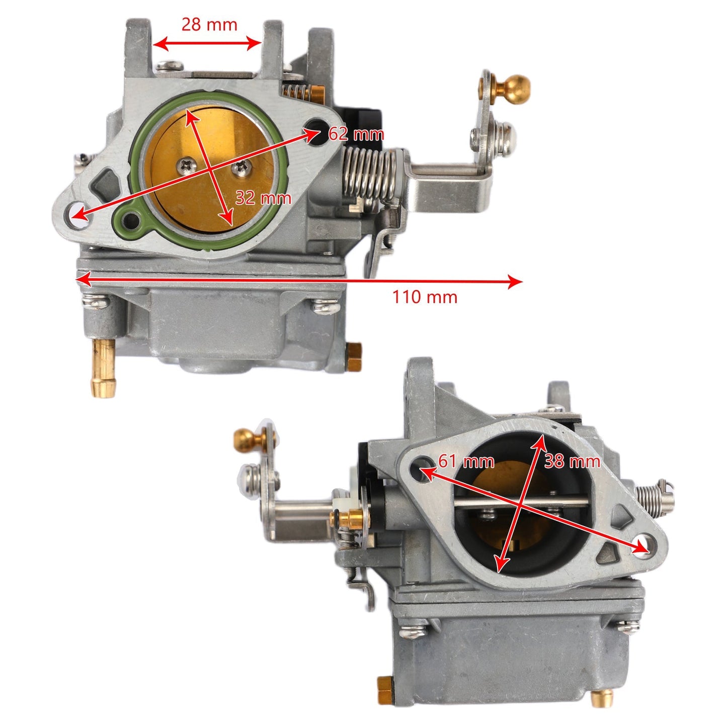 Carburateur pour moteur hors-bord Yamaha Seapro Parsun Hidea Yamabisi 69S-14301-10