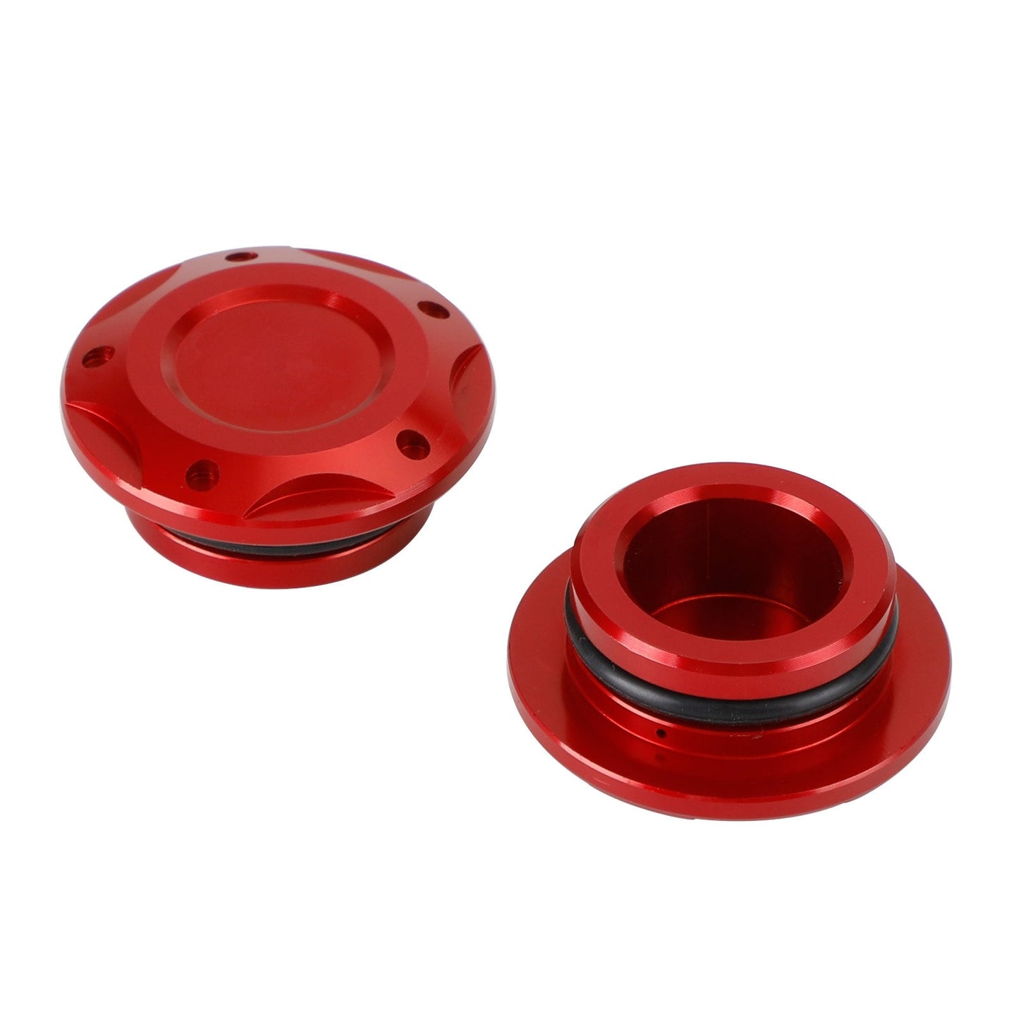 Tapones de aluminio para orificios de marco, color negro, para Yamaha YZF-R3, R3, R25, MT03 y MT25