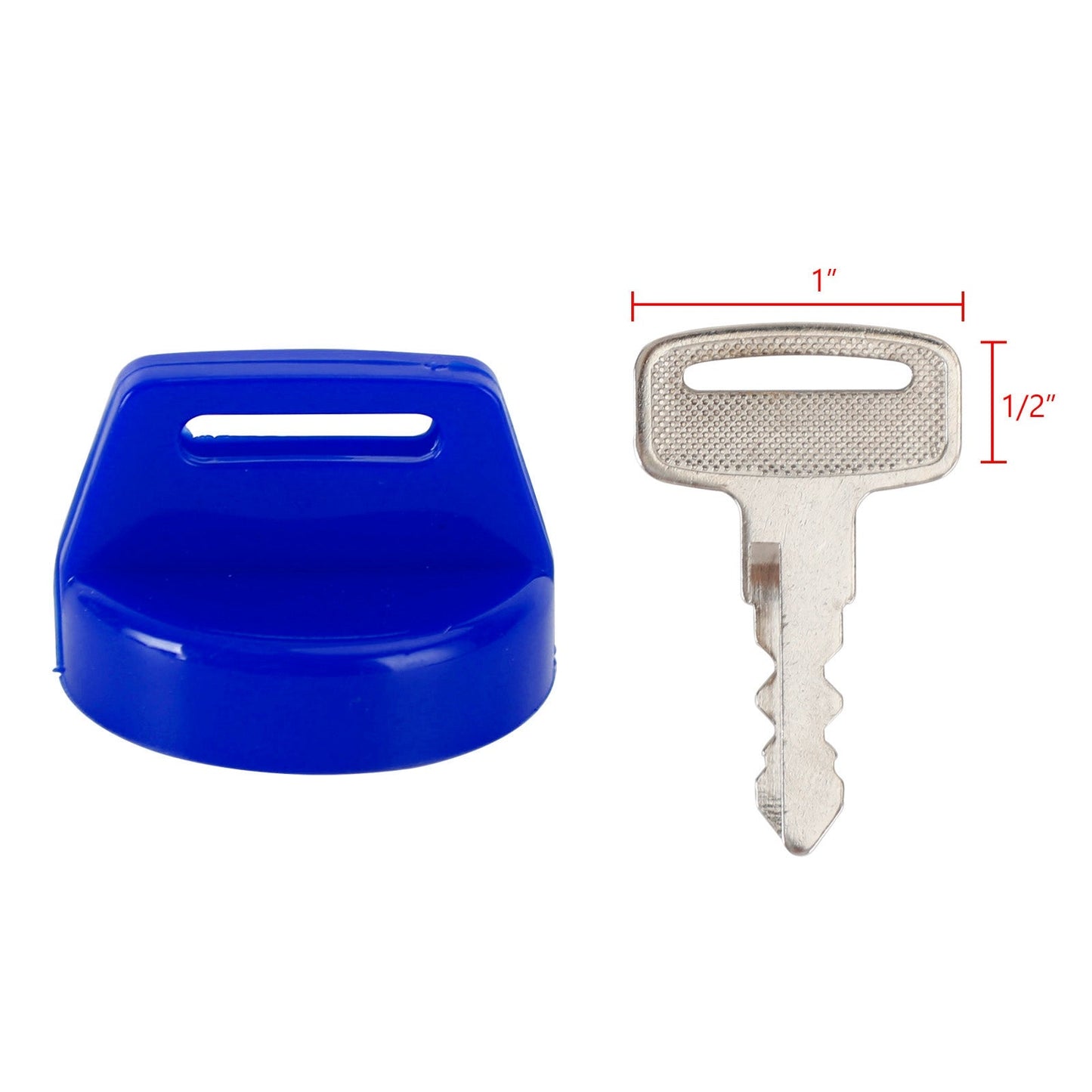 2 cubiertas de interruptor de llave azules para Polaris Ranger 400, 500, 570, 800, 900, 1000, 5433534