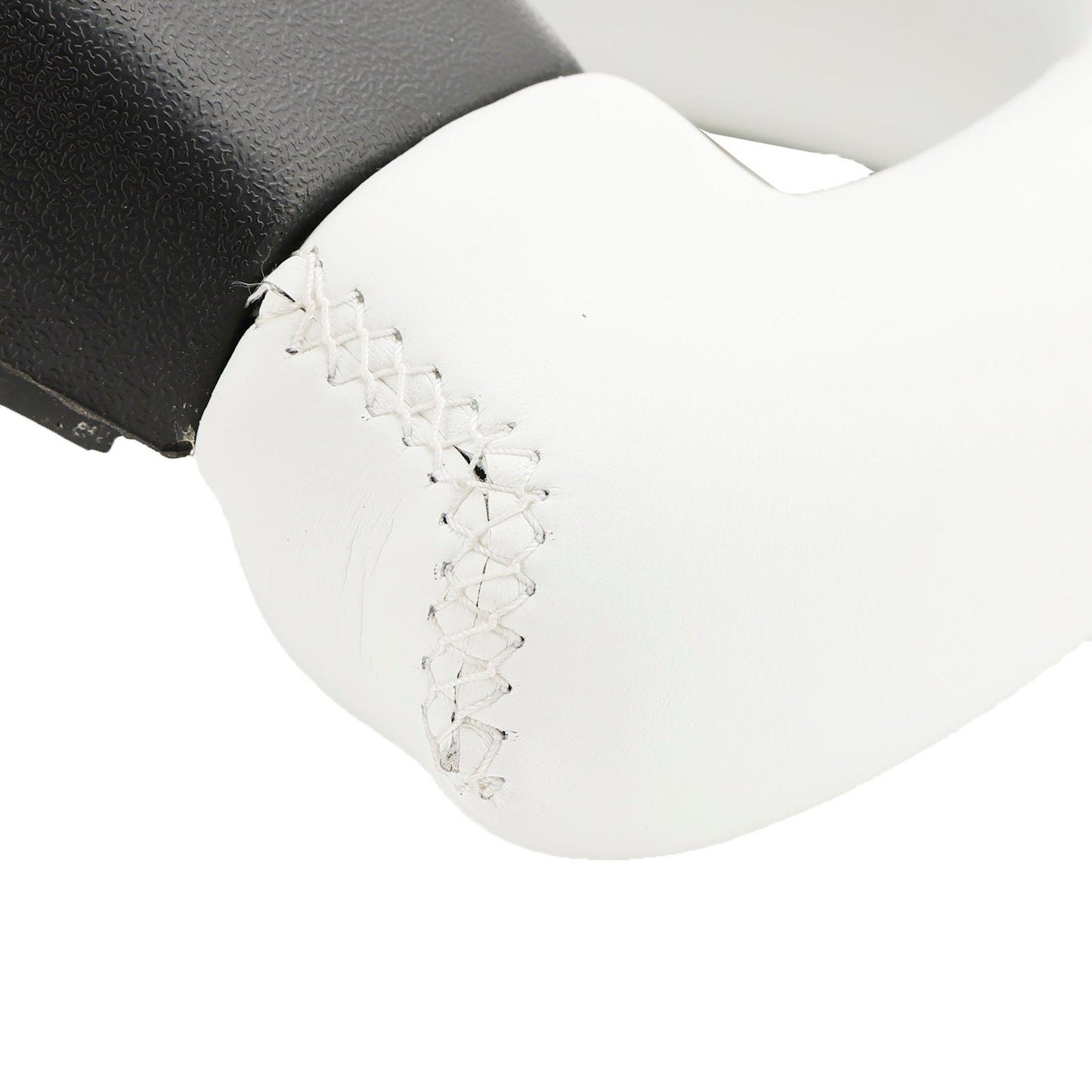 Volant carré chauffant en cuir blanc pour Tesla Model 3 (2017-2023)