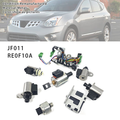 2011�C2013 Nissan Outlander L4 2.0L FWD/AWD F1CIA/W1C1A CVT Transmission Solenoid Valve Kit One Senor JF011 Generic