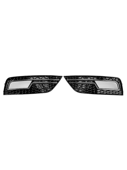 2013-2015 Chrome Fog Light Cover Grille Fit Audi A4 B8.5 Standard Bumper