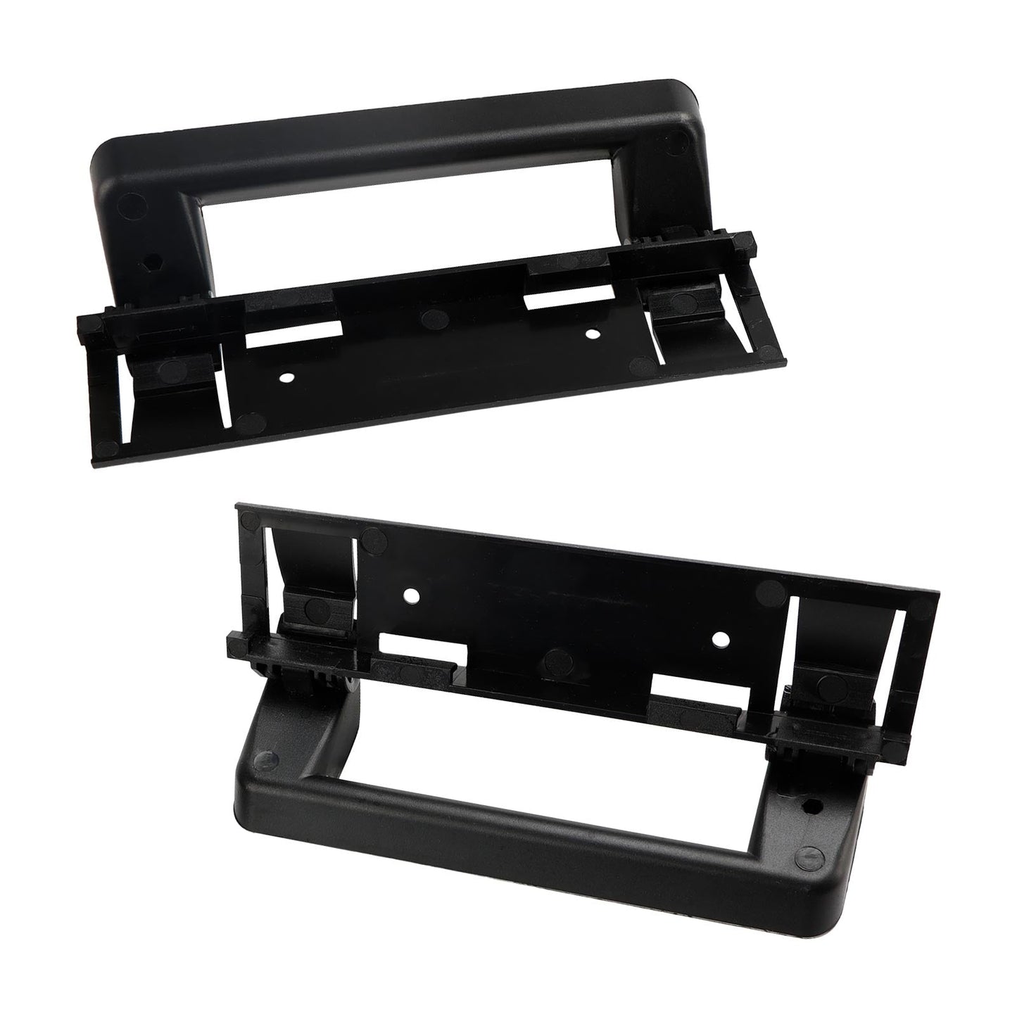 2 soportes para manijas de puerta de refrigerador de RV con herrajes negros para Dometic 3316882900