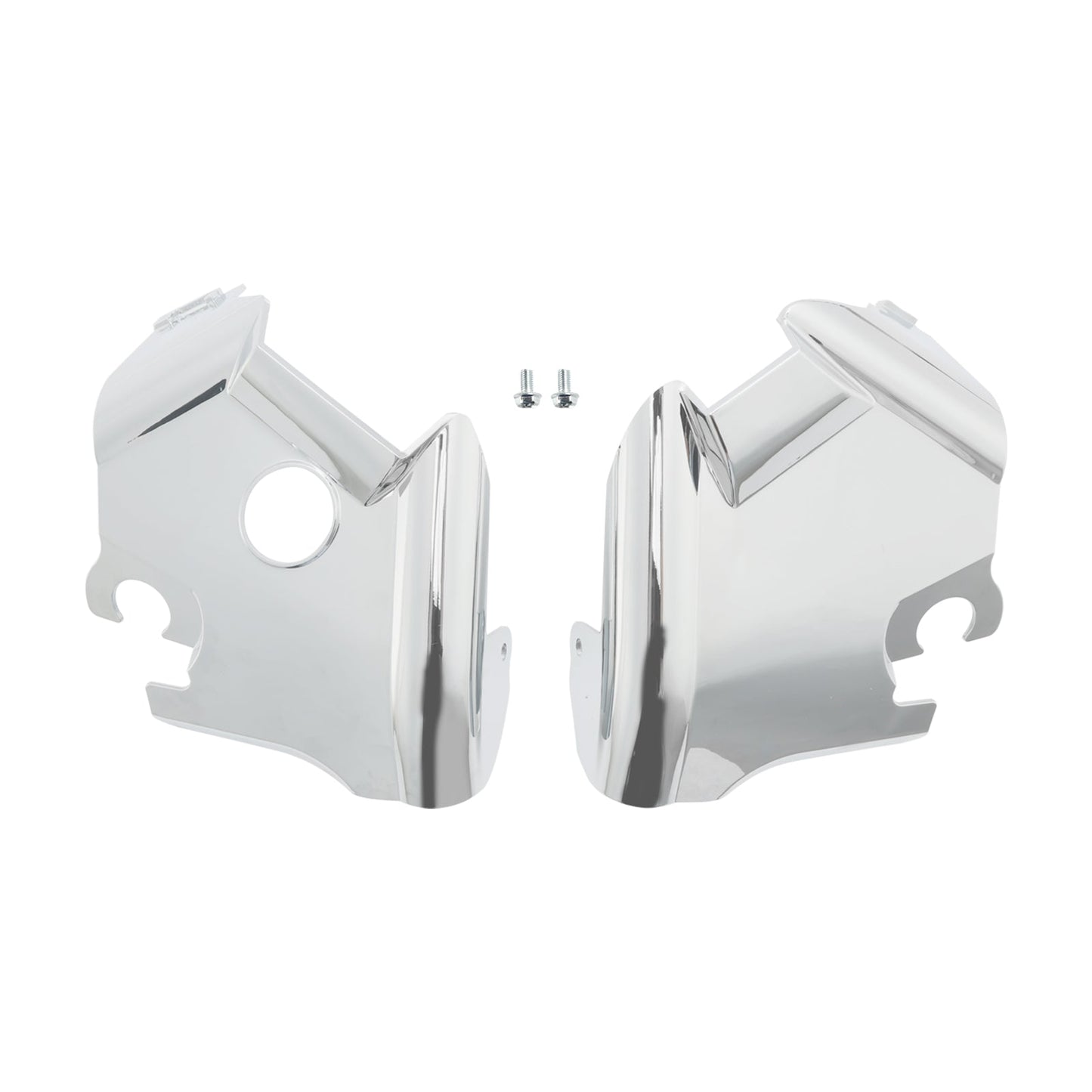 97-03 Yamaha XVS400 XVS650 Drag Star V-Star 650 Cubierta del cuello del marco de la horquilla cromada