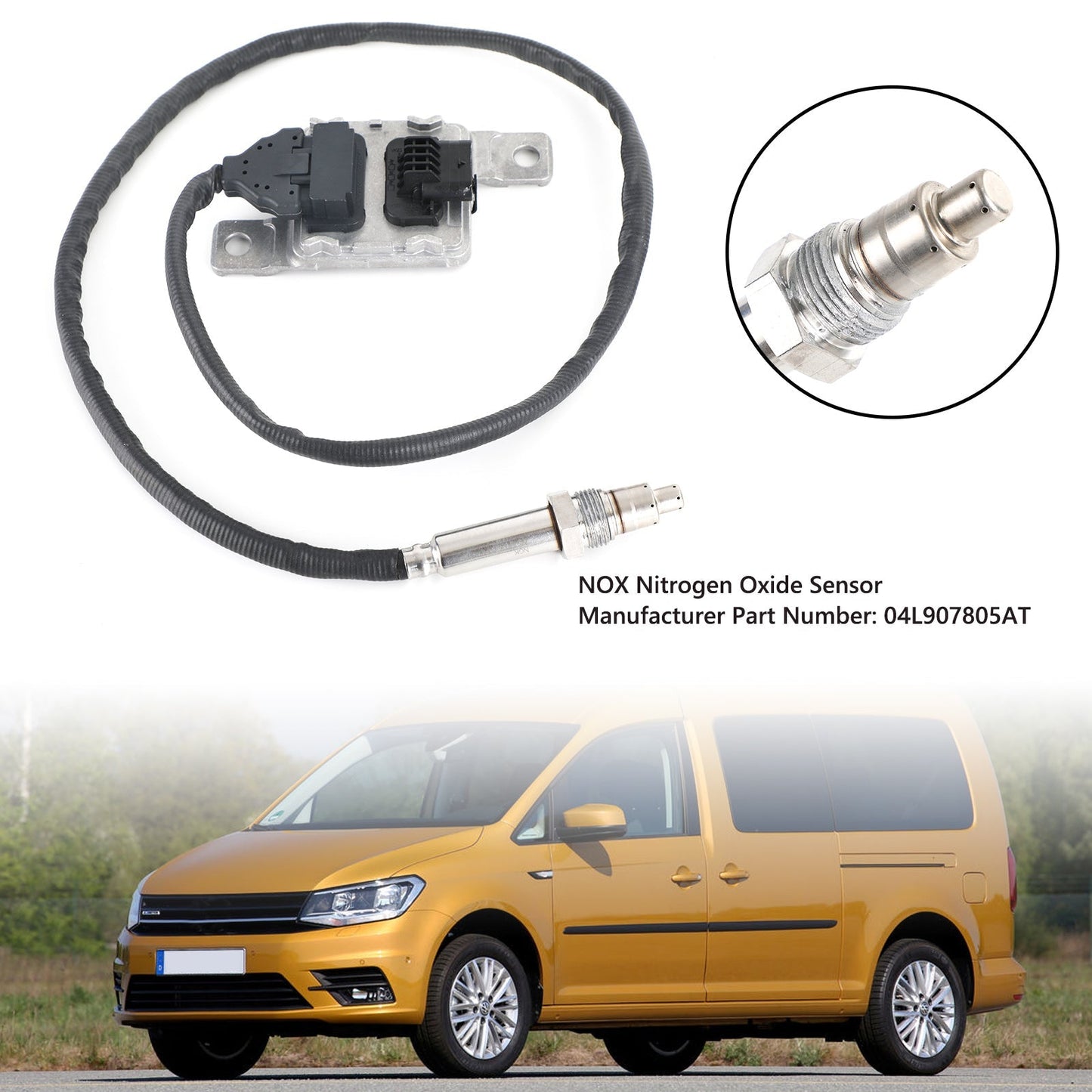 Sensor de óxido de nitrógeno NOX 04L907805AT para Volkswagen VW Caddy MK4 2015-2020