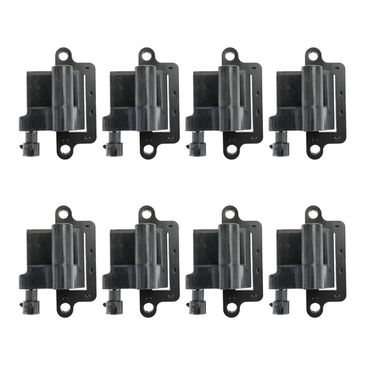1999-2007 Chevy Silverado 2500 8 Pack Square Ignition Coil & Spark Plug Wire 12556893 12558693 12570553