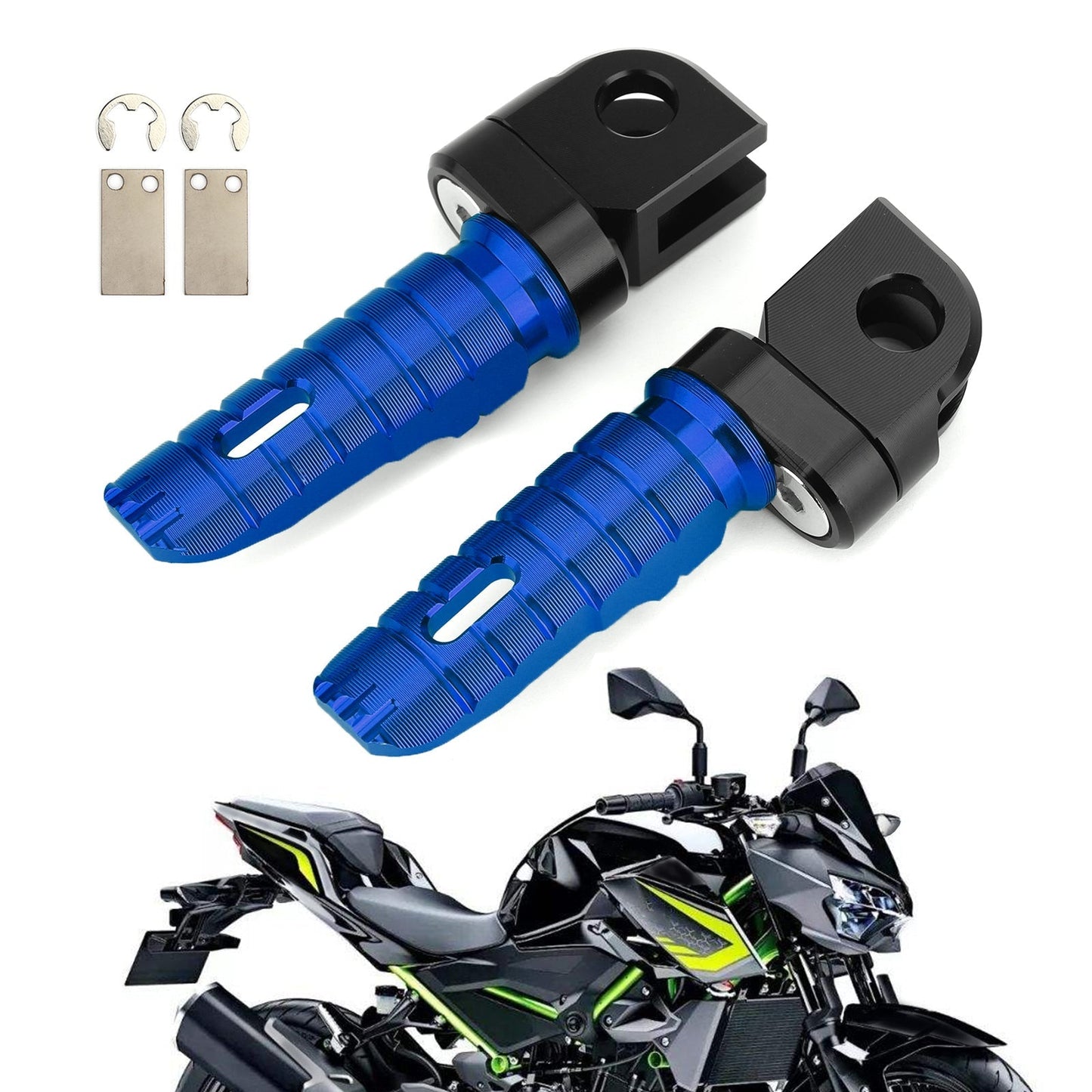 Reposapiés delanteros para KAWASAKI Z300 Z400 Z800 Z650 Z900 Z1000 NINJA 650