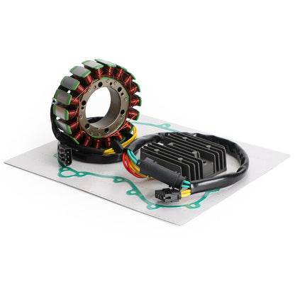 2005-2019 BMW F800R K73 Magneto Stator Coil 12318524422 + Rectifier Regulator 61312346550 + Gasket 11147670688