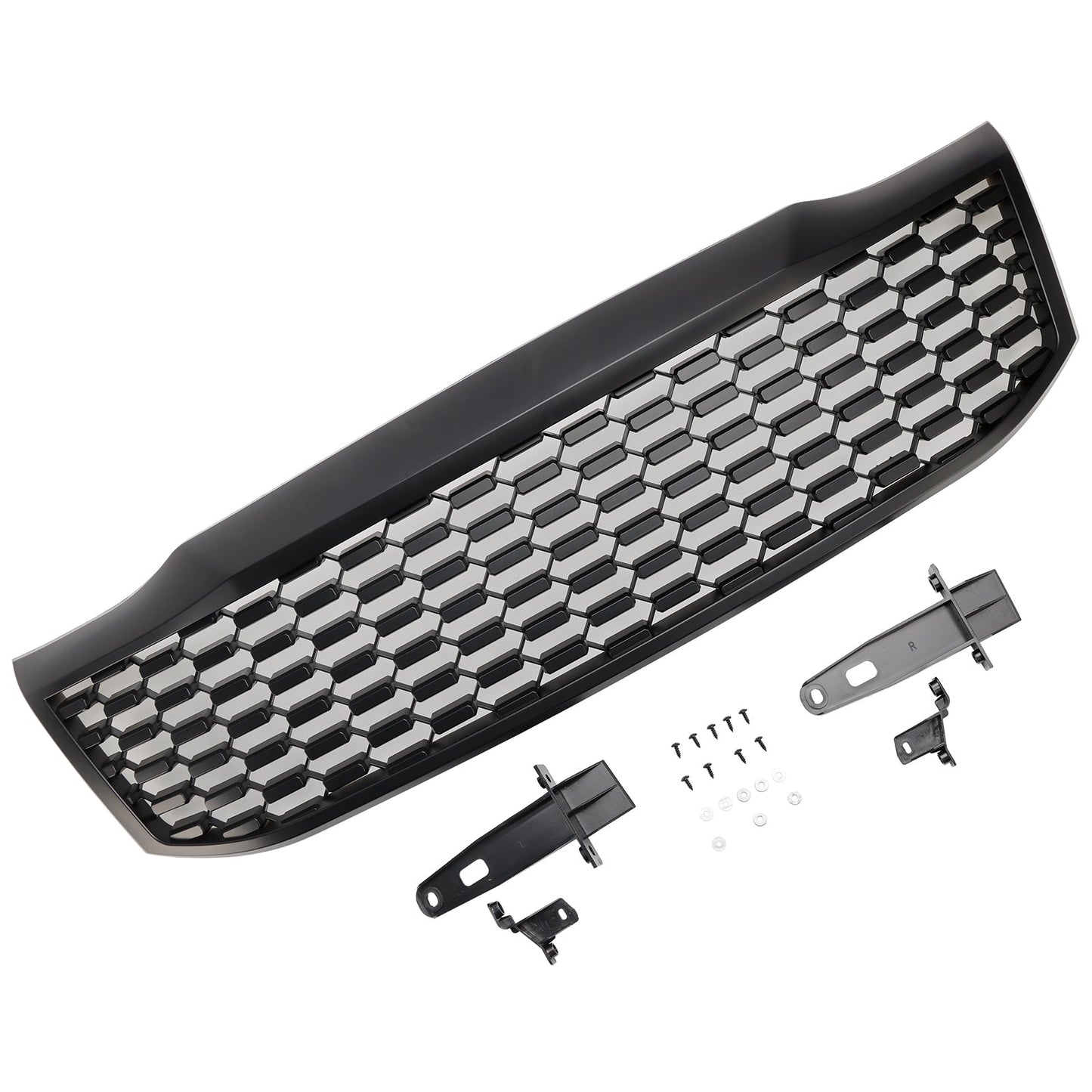 2012-2014 Toyota Hilux Vigo MK7 Matt Black Front Bumper Grill Grille