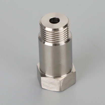 4PCS M18*1.5 CEL Check Engine Light O2 Sensor Test Pipe Extension Extender Adapter Spacer 45mm