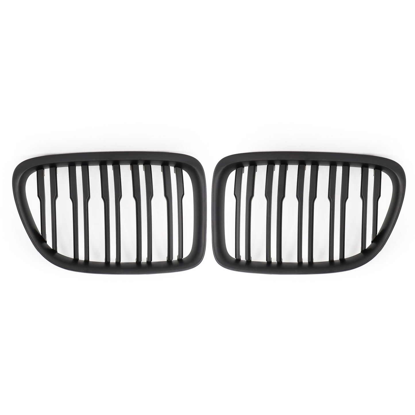 BMW 2009-2014 X1 SUV 51112993305 51112993306 Matt Black Dual Slats Front Hood Kidney Grill Grille