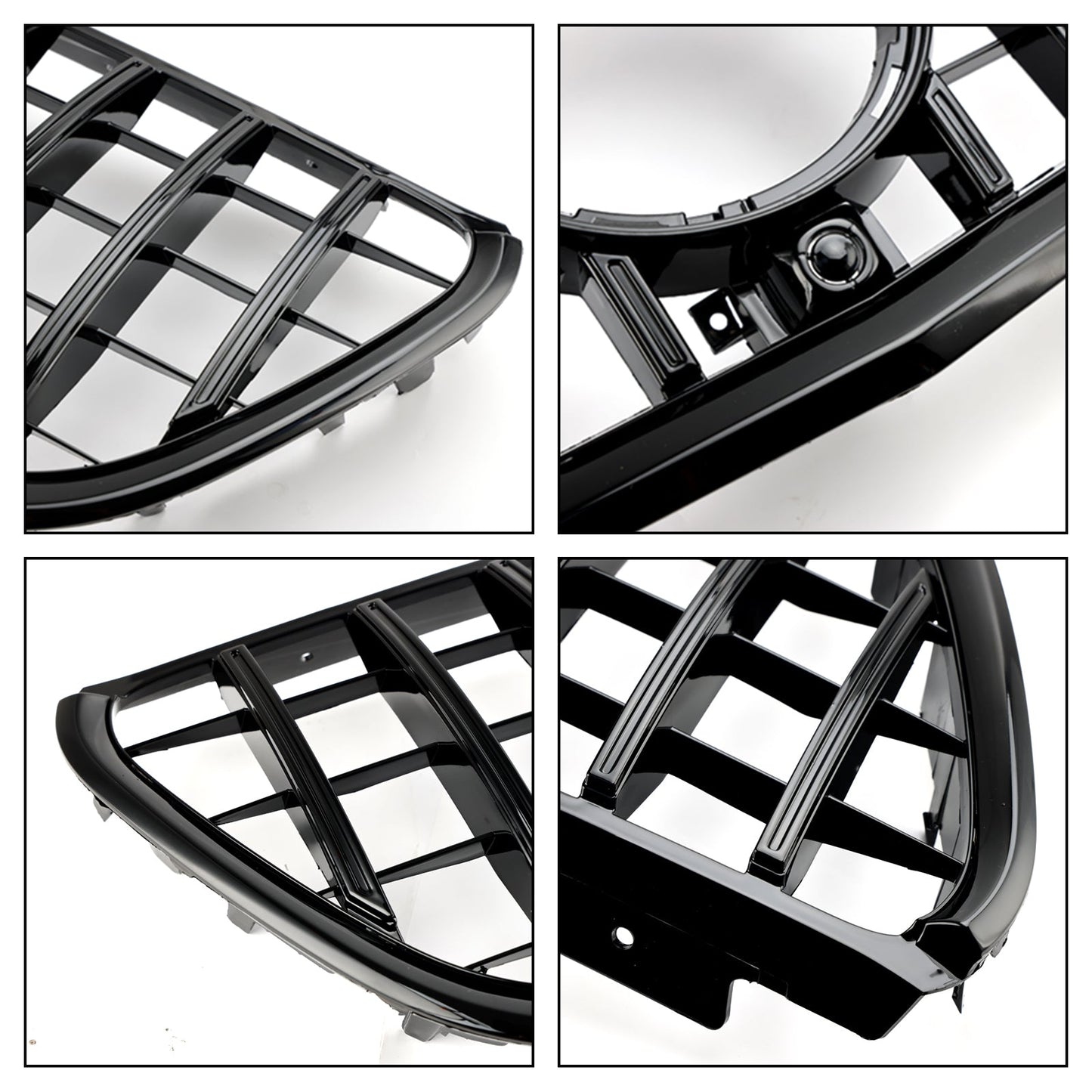 2015-2019 Mercedes Benz Vito W447 111CDI 114CDI 116CDI 119CDI GT Stlye Front Bumper Grill Gloss Black Grill