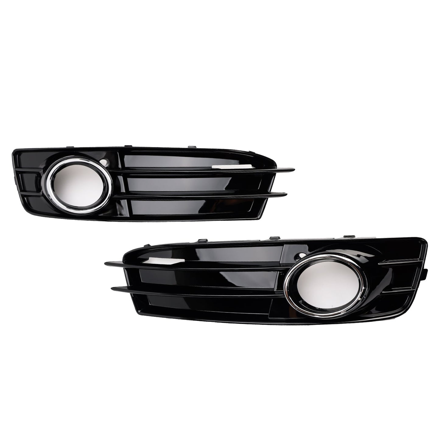 2009-2012 Front Lower Bumper Grille Fog Light Cover Fit Audi A3 S-Line S3
