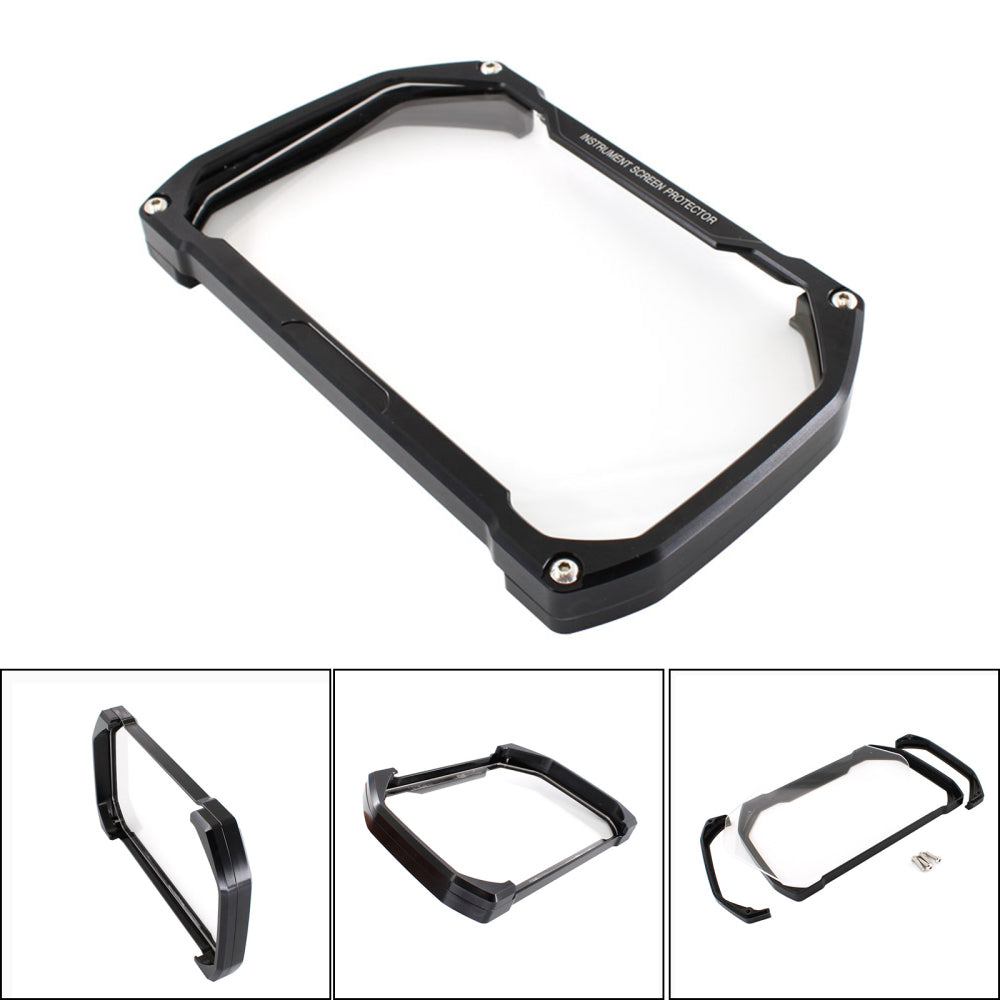 Cubierta protectora de aluminio para velocímetro, color negro, compatible con BMW R1200 Gs 18-20 R1250 Gs 19-20, color rojo