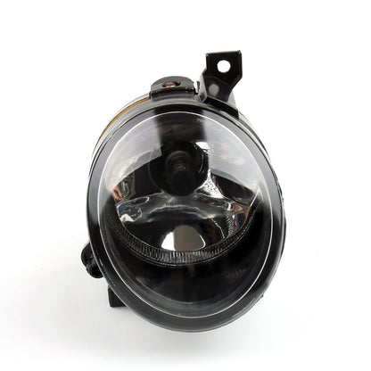 2005-2010 VW MK5 Golf Jetta Bora Pair Front Bumper Convex Lens Fog Light