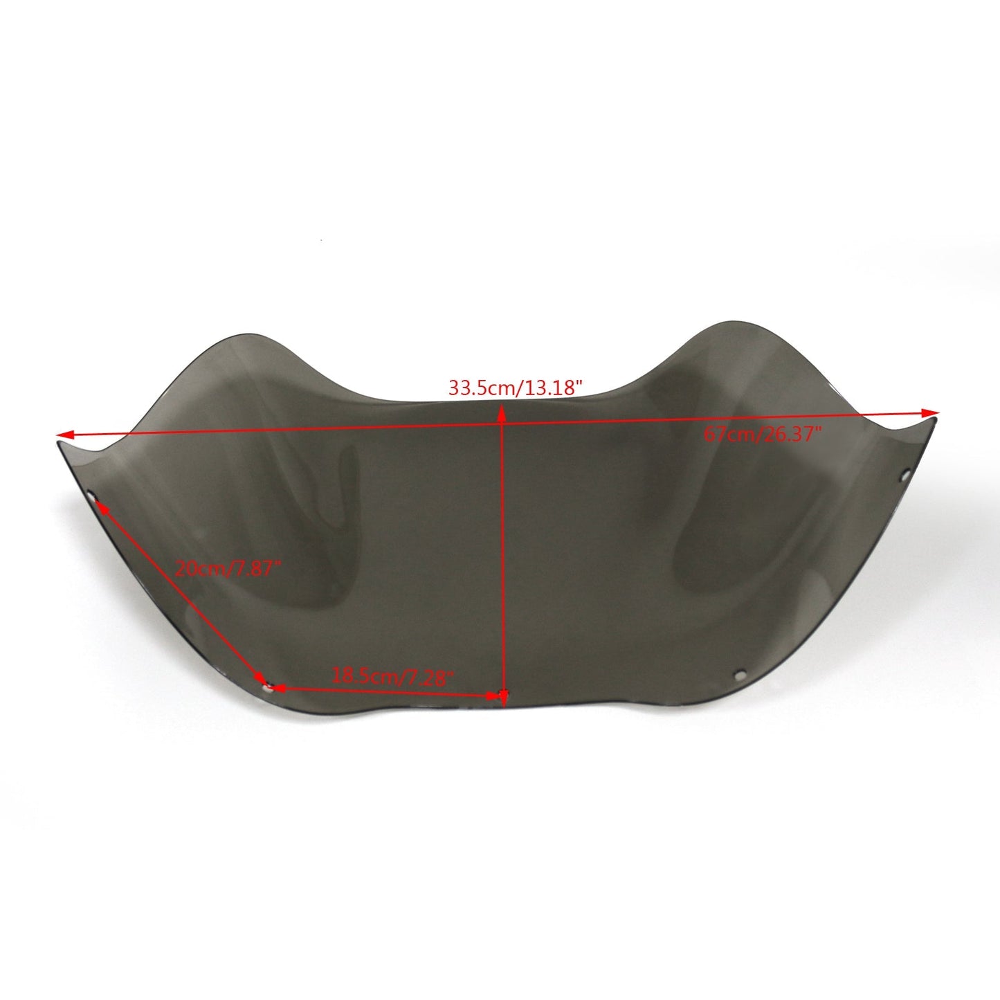 13 inch Fairing Windshield Windscreen For Harley Road Glide FLTR 2008-2013 A