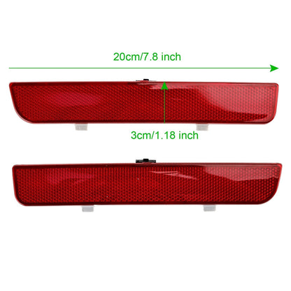2003-12 Land Rover Range Rover L322 2x Red Rear Bumper Reflector Stop Brake Light LR006348 LR006349