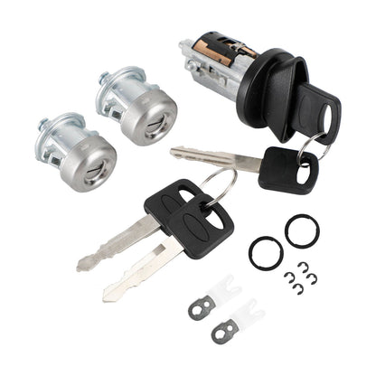 Ignition & Door Lock Cylinder With 4 Keys 703362 7C3Z-1521990-A For Ford F150 F250 F350 F450