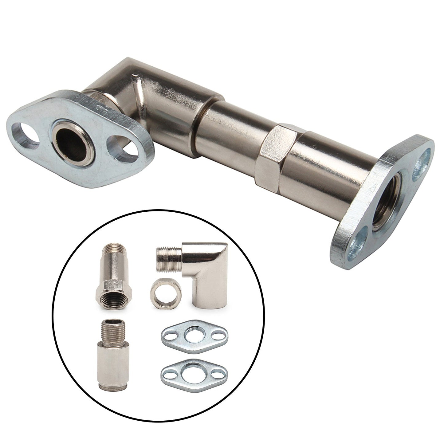 Oxygen Spacer Sensor Extension Multi Fit for 90 Degrees Fit for Toyota Tacoma Etc