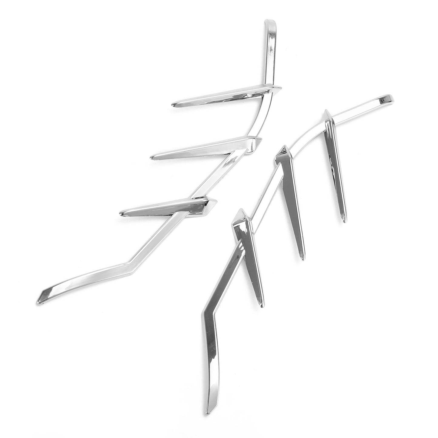 Embellecedores deflectores de aire cromados de bastidor central para Road Street Electra Glide 2009-2023