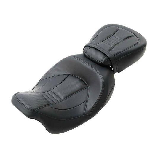 Siège conducteur passager Harley, compatible avec Harley Touring CVO Road Glide FLTR 2009-2020, noir