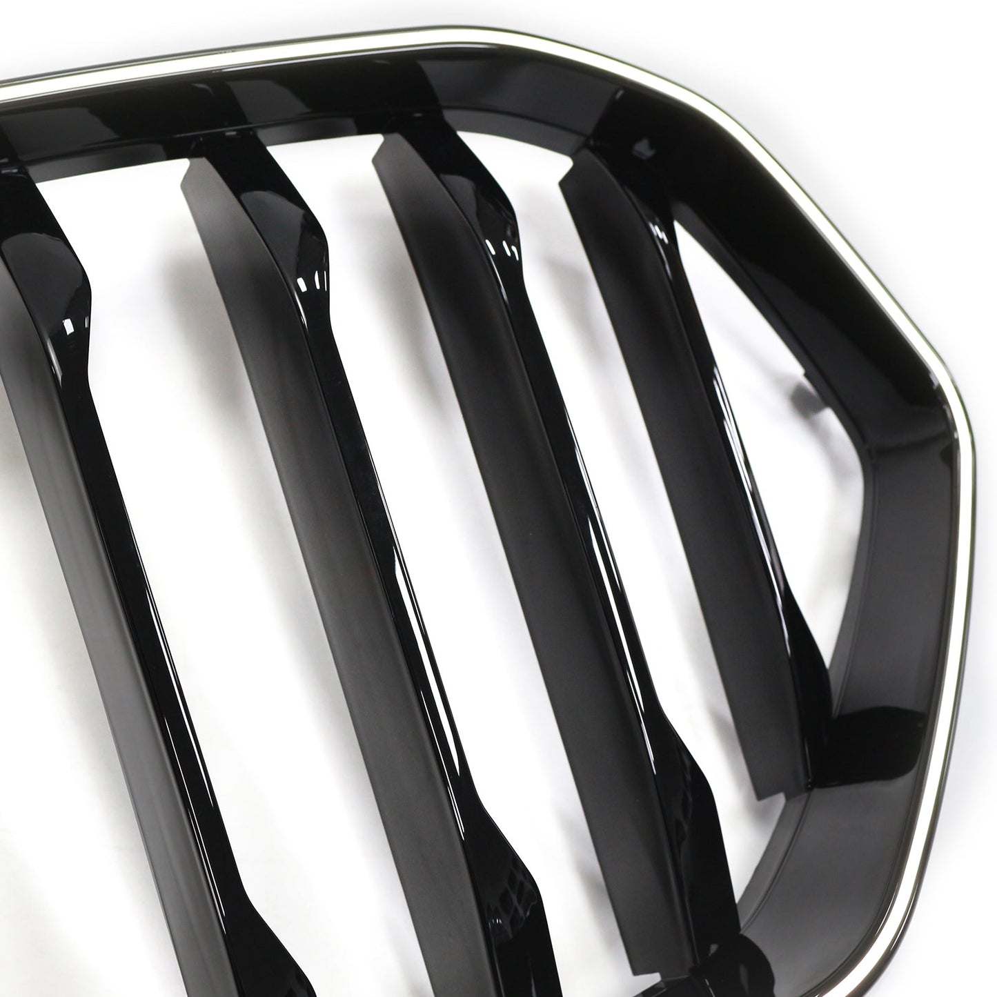 2020-2022 BMW X6 G06 M50i Black Front Bumper Grille Grill W/Camera Hole