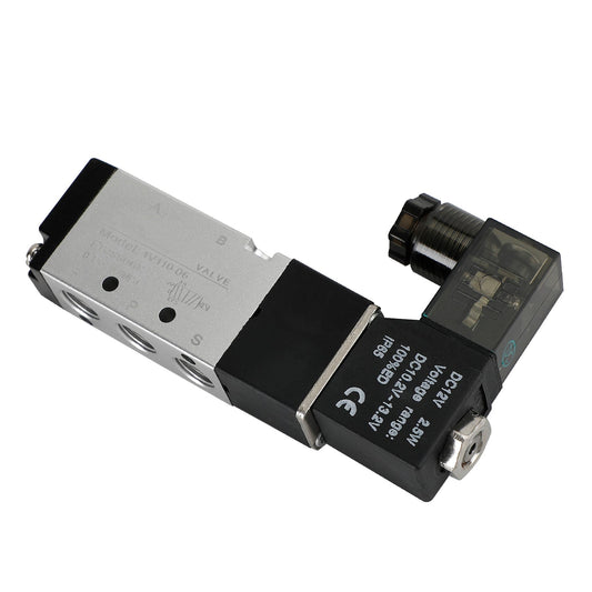 Válvula solenoide neumática eléctrica 4V110-06, 2 posiciones, 5 vías, PT 1/8", CA 220 V