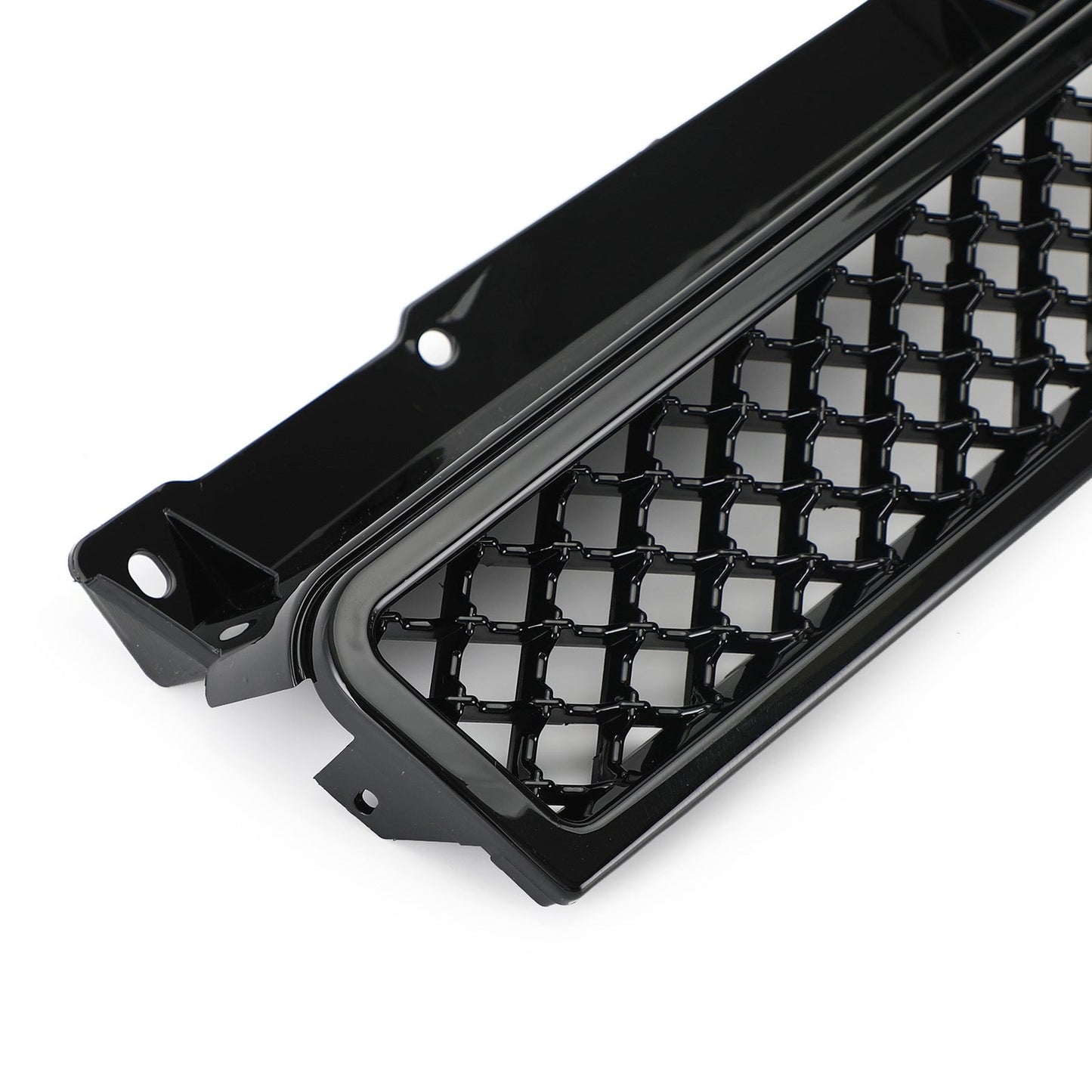 Chevy 2007-2014 Tahoe/Suburban GM1200596 GM1200563 2PCS Glossy Black Mesh Front Bumper Grille