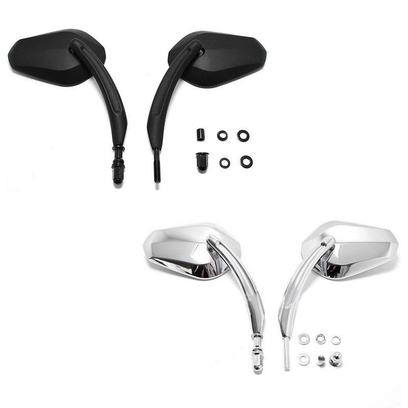 Rétroviseurs Black Diamond pour motos Cruiser, Touring, Chopper, Sportster