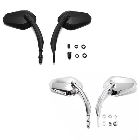 Rétroviseurs Black Diamond pour motos Cruiser, Touring, Chopper, Sportster