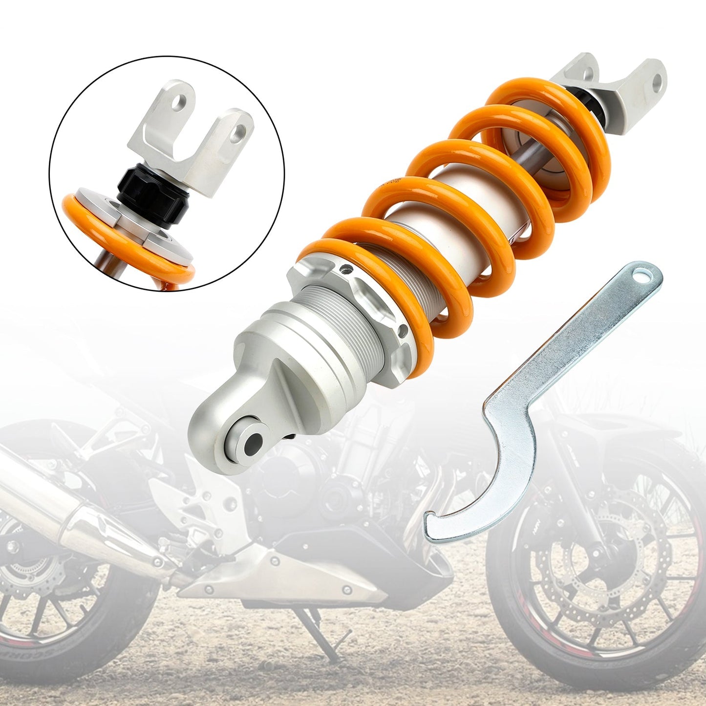 Amortiguadores neumáticos de suspensión trasera de 315 mm para Honda CB500X 19-21