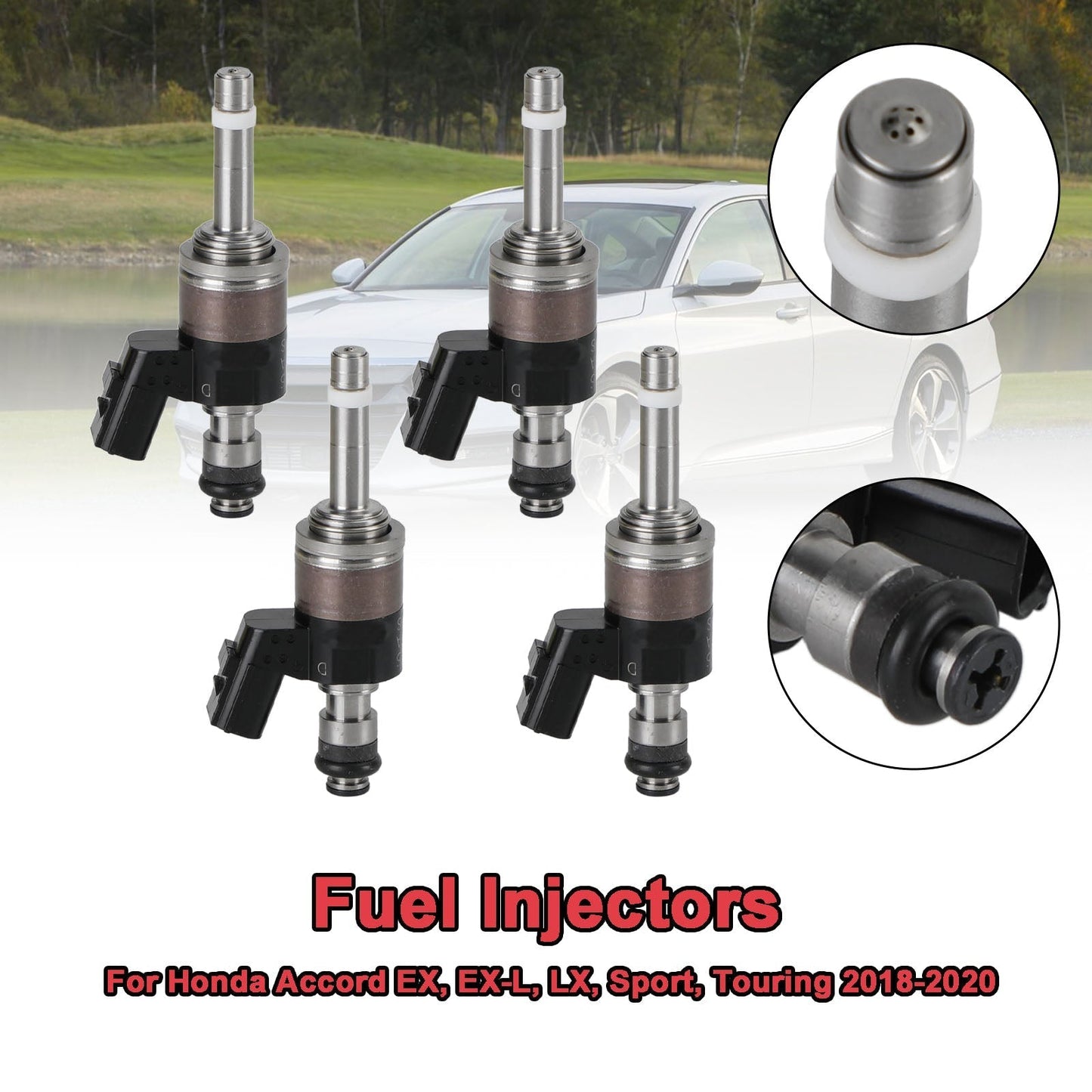 2018-2020 Honda Accord EX EX-L LX Sport Touring 4PCS 16010-5PA-305 Fuel Injectors