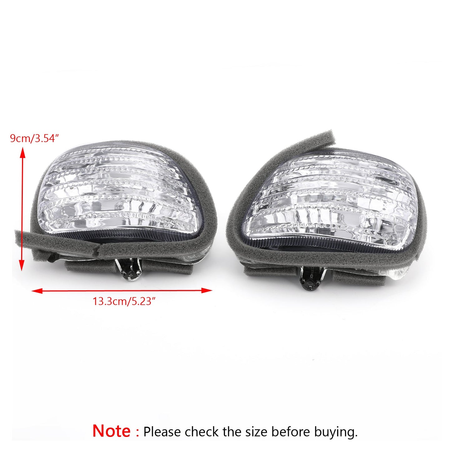 Front Turn Signals Lens Fit For For Honda GL1800 Goldwing 2001-2010 Clear Assosary