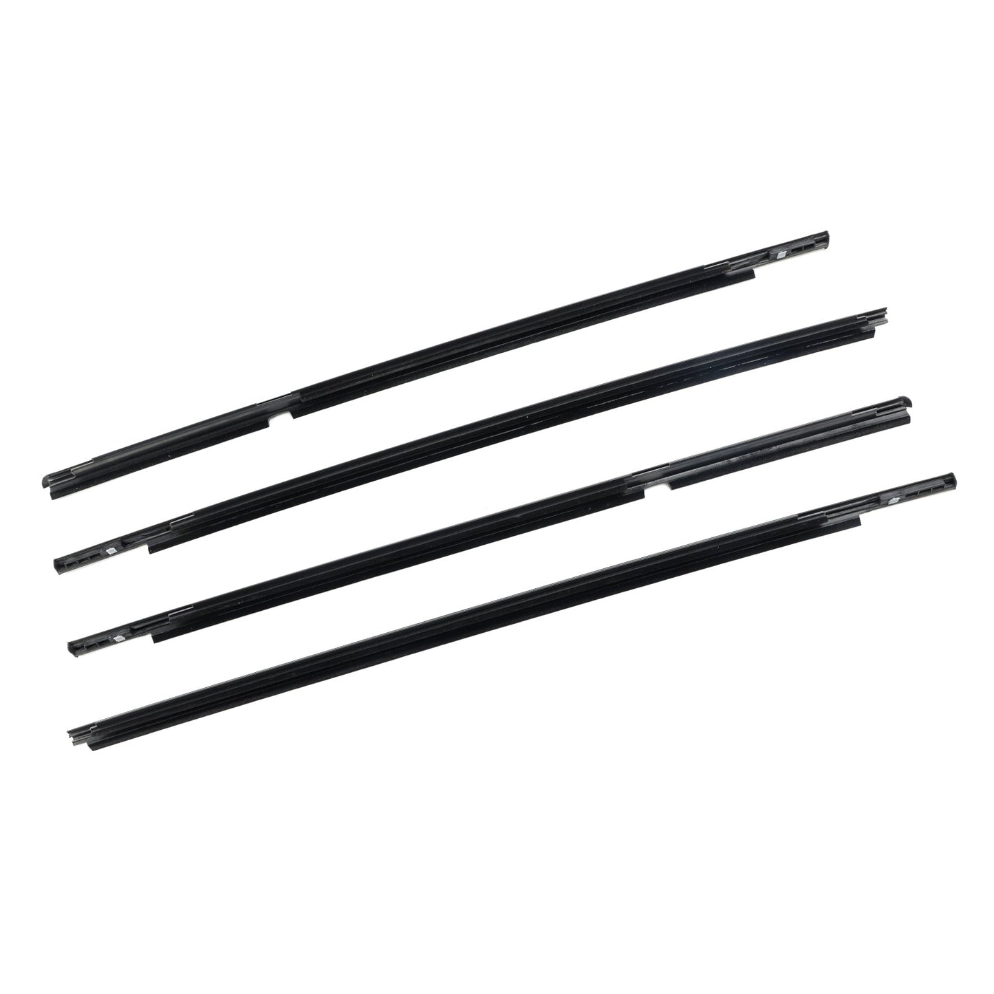 2005-2011 Toyota Yaris (NCP90, NCP91, KSP90, ZSP90) 4 pièces moulures de joint d'étanchéité pour vitres de portières extérieures 68160-52110 68210-52110