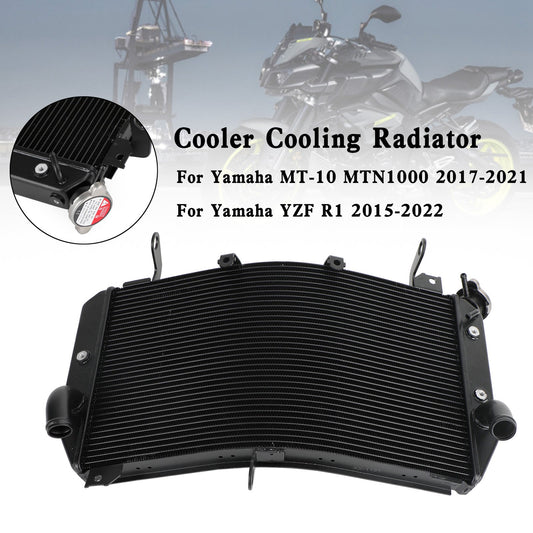 Radiateur de refroidissement pour Yamaha FZ10 MT-10 MTN1000 2016-2021 YZF-R1 15-22