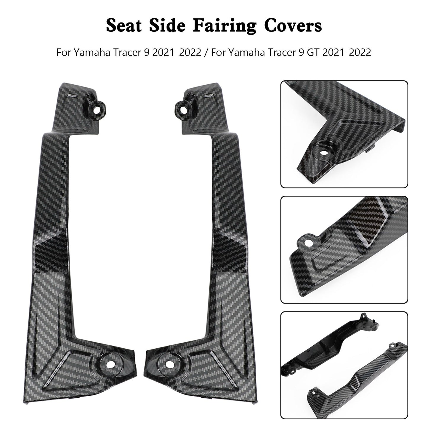 Cubiertas laterales del asiento trasero para Yamaha Tracer 9 GT 2021-2022