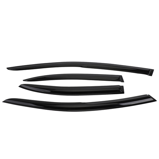 Kit de 6 pare-soleil et pare-pluie pour vitres de voiture Mitsubishi Lancer 2008-2017