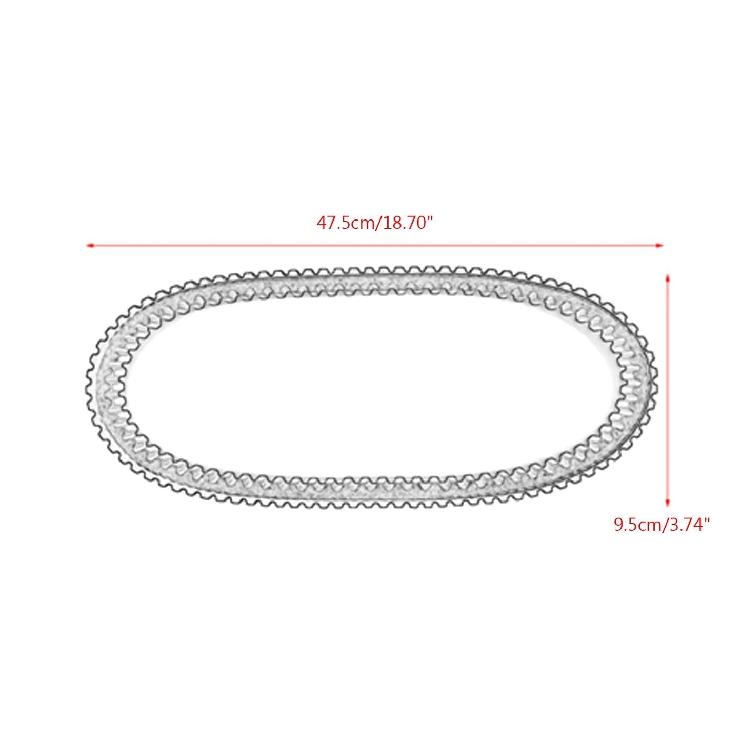Courroie d'entraînement pour Polaris RZR 570 / EPS 2012-2016 Ranger 570 / EPS 2015