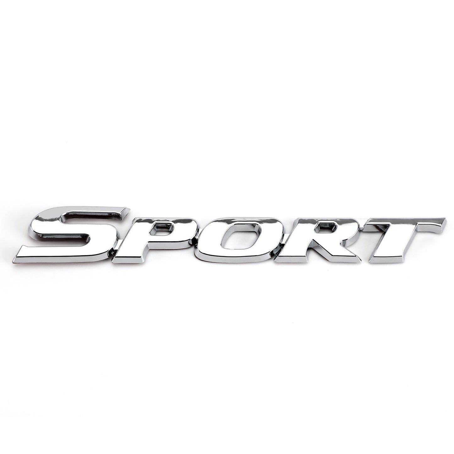 Autocollant 3D en métal avec logo sport pour coffre de voiture, hayon, argent