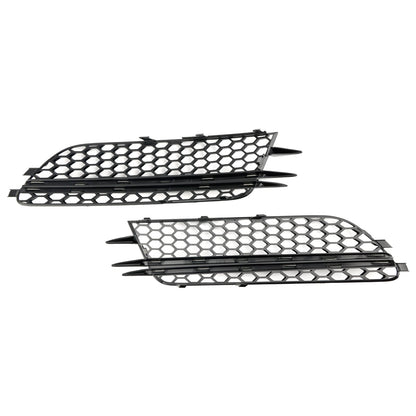 Audi 2012-2015 A6 C7 2PCS Front Fog Light Cover Bezel Bumper Grille