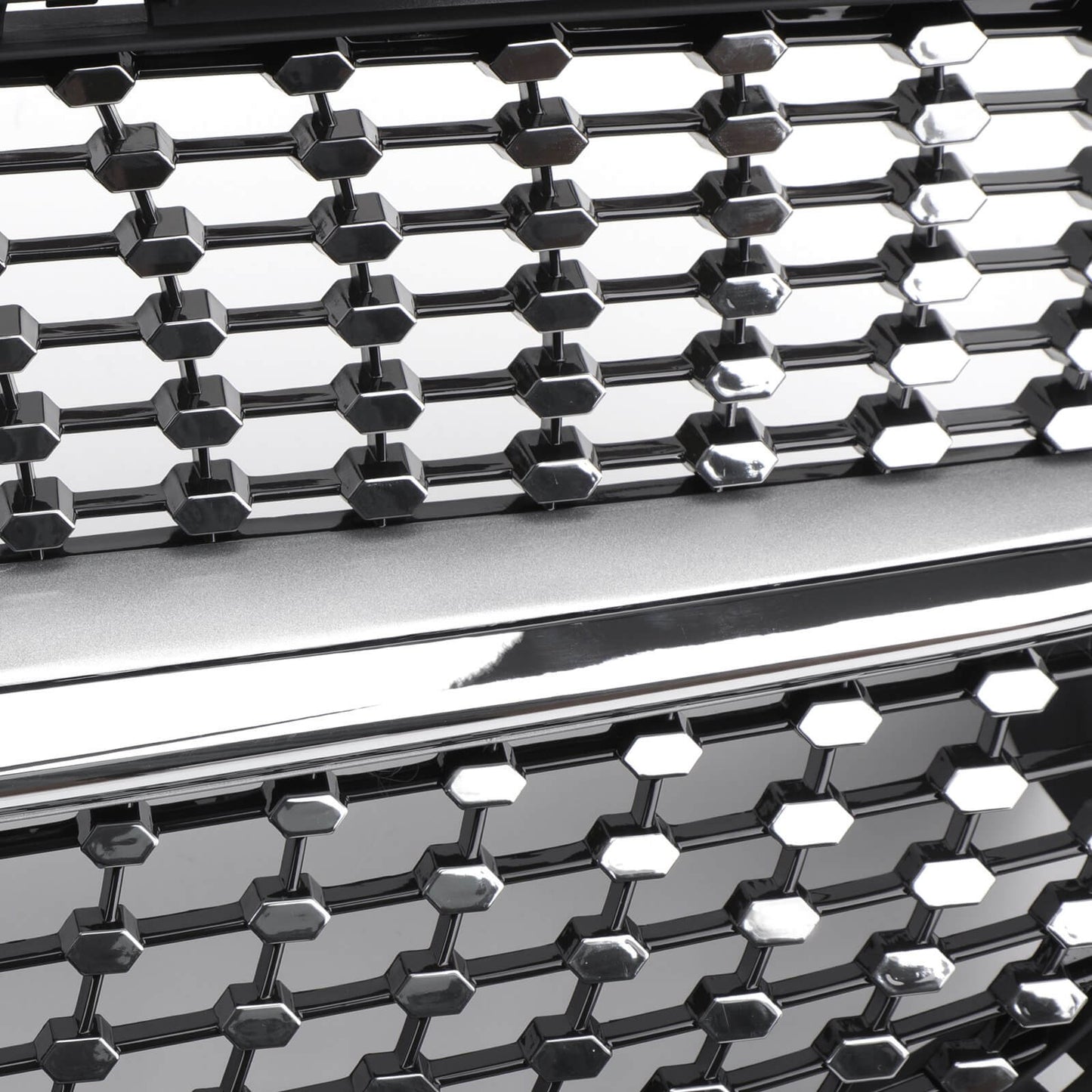 2013-2019 Mercedes Benz CLA-Class W117 C117 Chrome Front Grille Diamond Style Bumper Grill W/ Star Emblem