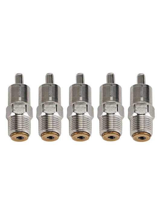 Bebedero automático de pezón para cerdos con tapa de cobre de acero inoxidable de 1/2" NPT (5 unidades)