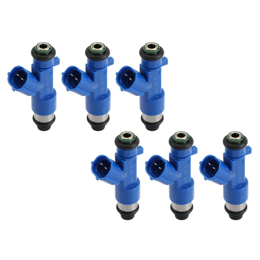 Inyectores de combustible para Nissan GT-R 3.8L (2009-2016), 6 piezas, 63570, 16600-JF00A, 14002-AN001