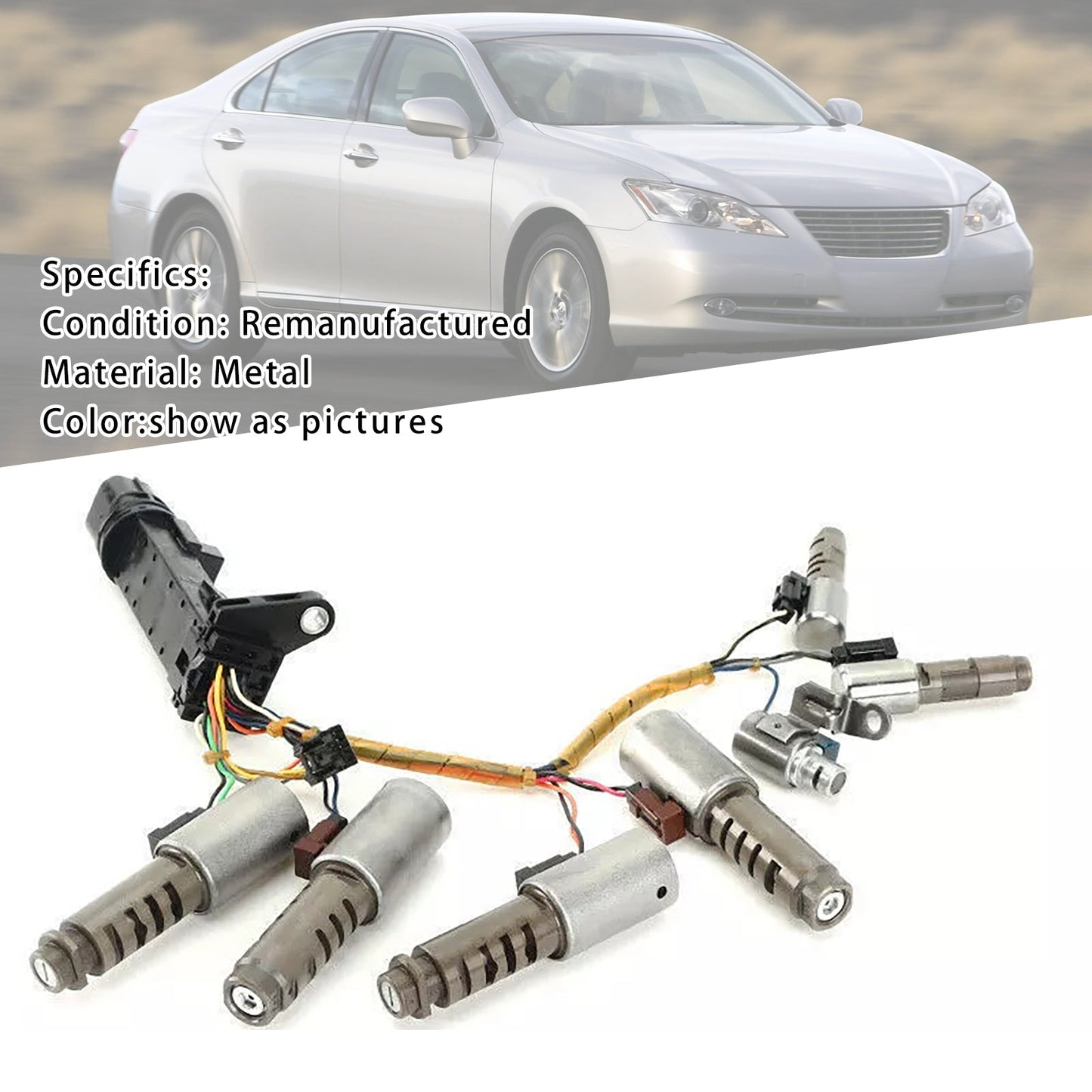 Kit solénoïde de transmission avec faisceau de câbles U660E générique pour Toyota RAV4 L4 2.0L 2.2L V6 3.5L
