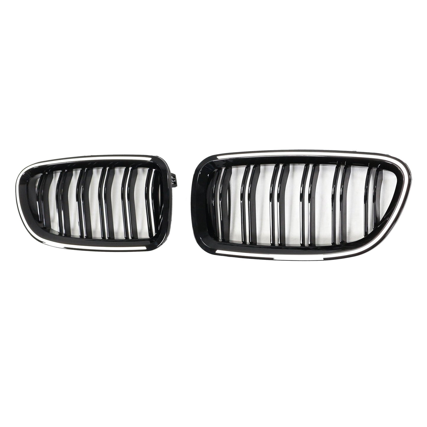 01.2009-10.2016 BMW 5 Series F10 Kidney Bumper Grille Grill Gloss Black 51137203649 51137203650