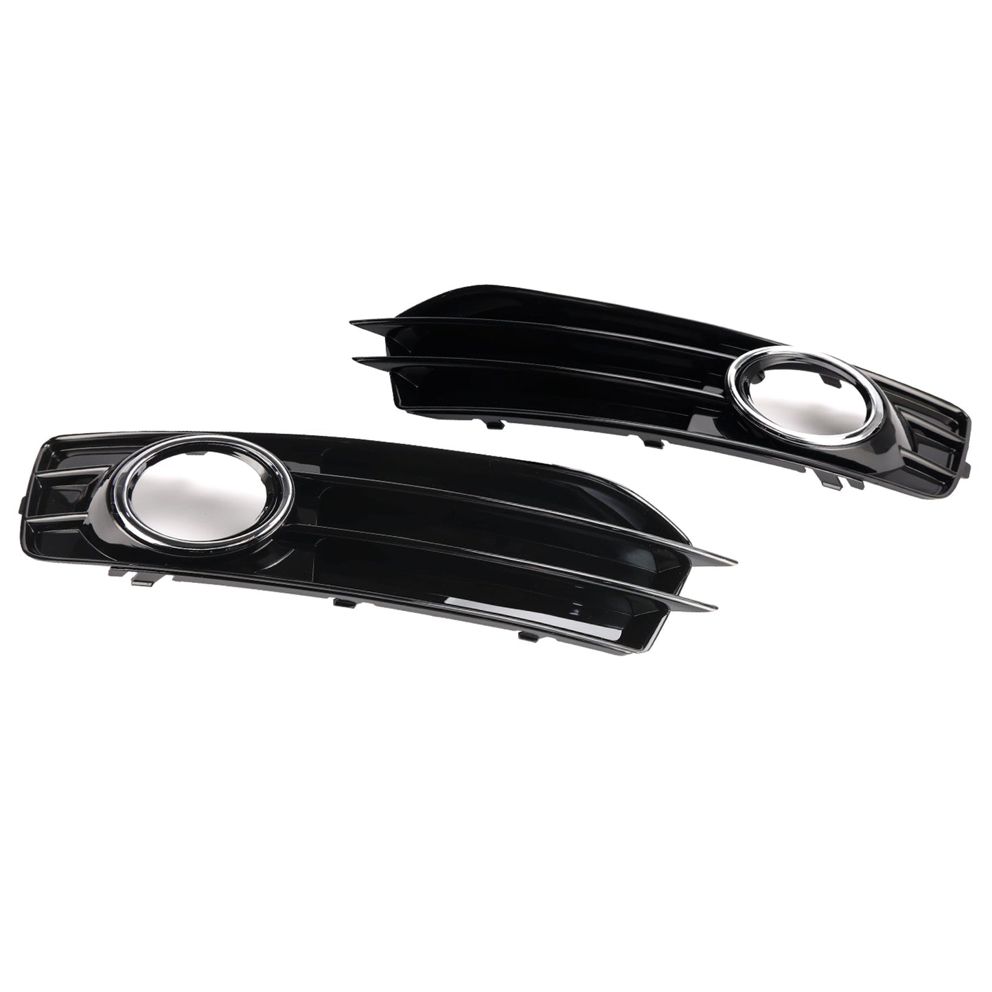 2009-2012 Front Lower Bumper Grille Fog Light Cover Fit Audi A3 S-Line S3