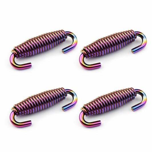 Universal Kr��mmer Edelstahl CO L?nge AH ​​Auspuff 64mm Auspufffeder Feder 4 St��ck 