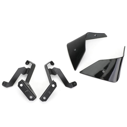 Top Side Wing Windshield Air Deflector For Honda Crf1100L 20+ Made Of Plastic